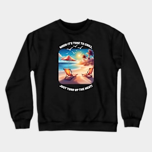 Beach Vacation Crewneck Sweatshirt